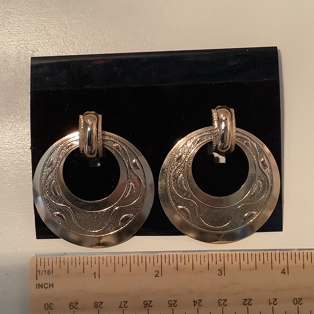 Vintage metal earrings